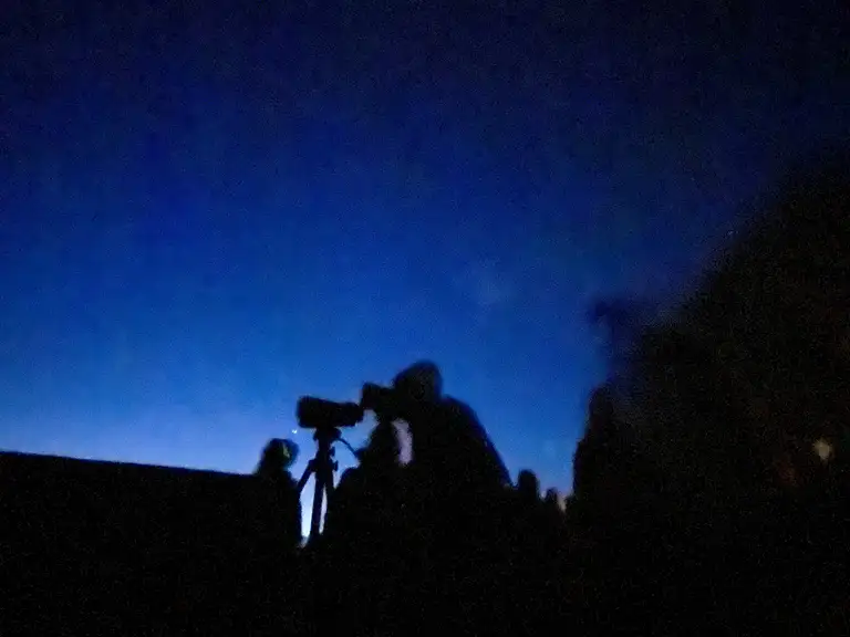 Stjerne kikkert for at observere Dark Sky på Møn